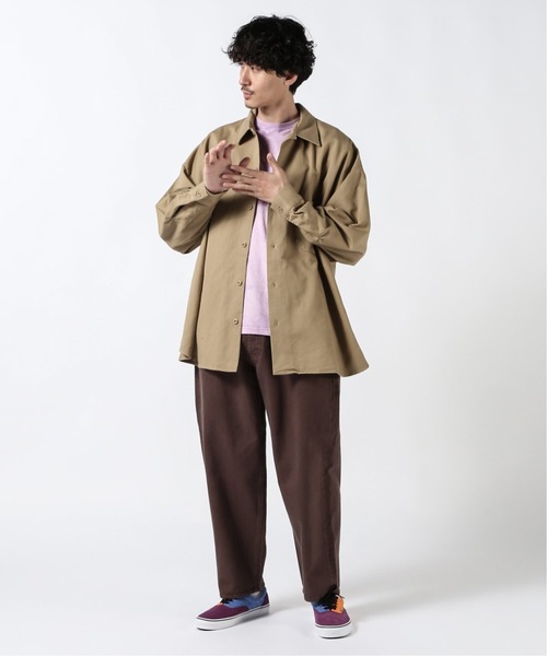 JOURNAL STANDARD relume オーバーサイズミリタリーシャツ JOURNAL STANDARD relume シャツ 「ZOZO限定」ミリタリーツイル