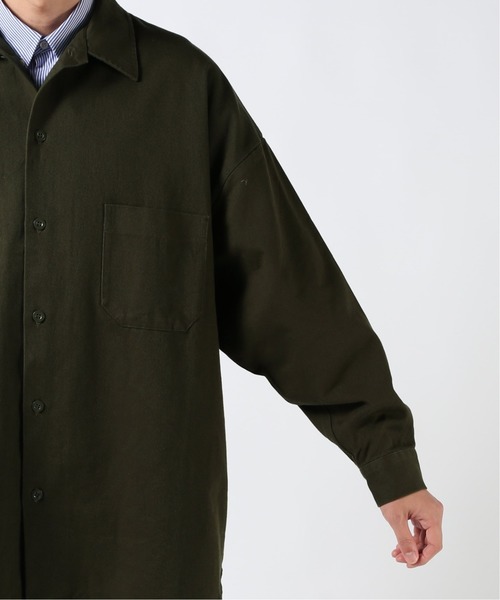 JOURNAL STANDARD relume オーバーサイズミリタリーシャツ JOURNAL STANDARD relume シャツ 「ZOZO限定」ミリタリーツイル