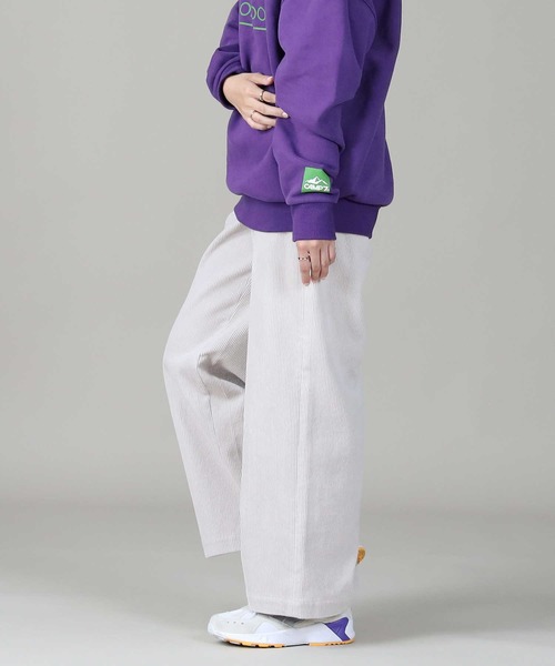 RAG MACHINE（ラグマシーン）の「【RAG MACHINE】ワイドコーデュロイイージーパンツ（その他パンツ・レディース・ブラウン/オフホワイト/ライトブラウン・M/L）」の10枚目の写真