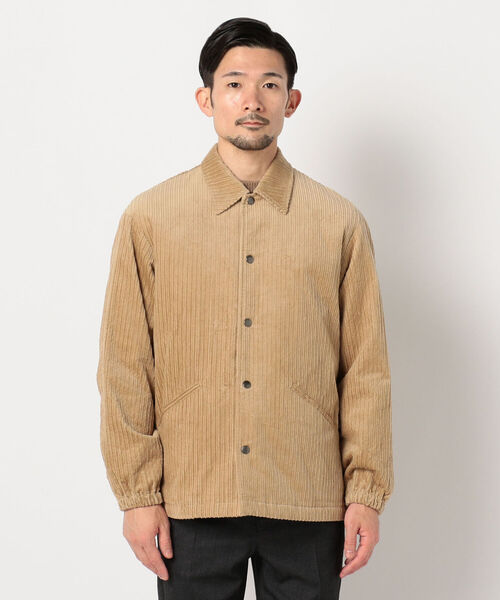 FREDY&GLOSTER（フレディアンドグロスター）の「インサレーション コーチジャケット（ブルゾン・メンズ・ベージュ/ブラック/ブラウン・LARGE/MEDIUM）」の4枚目の写真