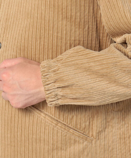 FREDY&GLOSTER（フレディアンドグロスター）の「インサレーション コーチジャケット（ブルゾン・メンズ・ベージュ/ブラック/ブラウン・LARGE/MEDIUM）」の12枚目の写真