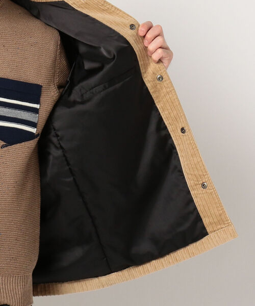 FREDY&GLOSTER（フレディアンドグロスター）の「インサレーション コーチジャケット（ブルゾン・メンズ・ベージュ/ブラック/ブラウン・LARGE/MEDIUM）」の9枚目の写真