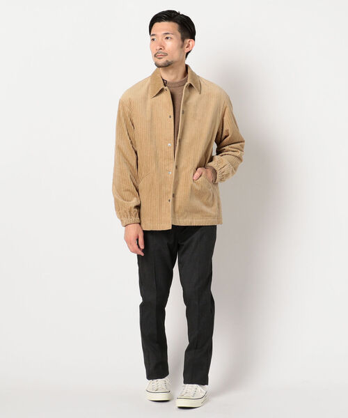 FREDY&GLOSTER（フレディアンドグロスター）の「インサレーション コーチジャケット（ブルゾン・メンズ・ベージュ/ブラック/ブラウン・LARGE/MEDIUM）」の7枚目の写真