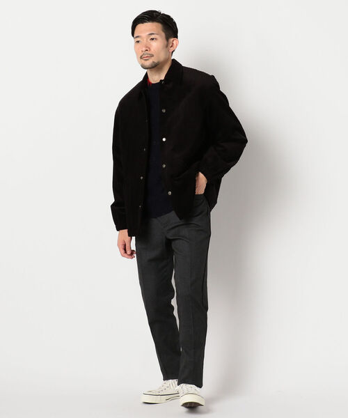 FREDY&GLOSTER（フレディアンドグロスター）の「インサレーション コーチジャケット（ブルゾン・メンズ・ベージュ/ブラック/ブラウン・LARGE/MEDIUM）」の5枚目の写真