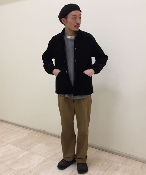 FREDY&GLOSTER（フレディアンドグロスター）の「インサレーション コーチジャケット（ブルゾン・メンズ・ベージュ/ブラック/ブラウン・LARGE/MEDIUM）」の17枚目の写真