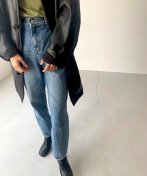 CANAL JEAN | via j(ヴィアジェイ) バイアスシームデニムパンツ(デニムパンツ)