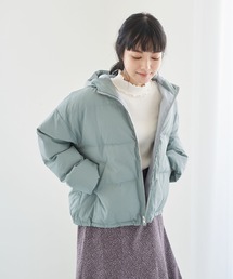 パウダー綿ショートブルゾン　＊