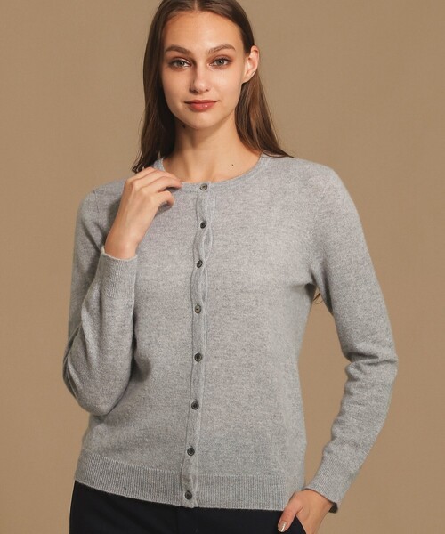 セール The Essential Collection カシミヤニットクルーネックカーディガン カーディガン ボレロ Mackintosh London マッキントッシュ ロンドン のファッション通販 Zozotown