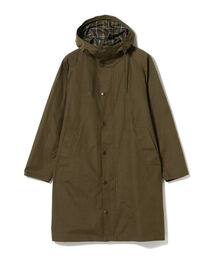 【美品】Barbour × BEAMS F / 別注 ハンティングコート カーキ Barbour＞モダンなフーデッド｜ビームス ライフ 横浜｜BEAMS