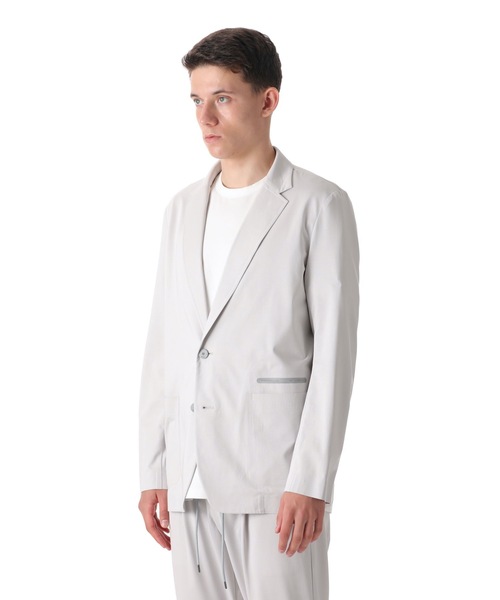 ATTACHMENT(アタッチメント)の「HIGH GAUGE JERSEY TECHNICAL BLAZER(テーラードジャケット・メンズ・ライトグレー/ブラック/グレー系その他・1/2/3)」の8枚目の写真