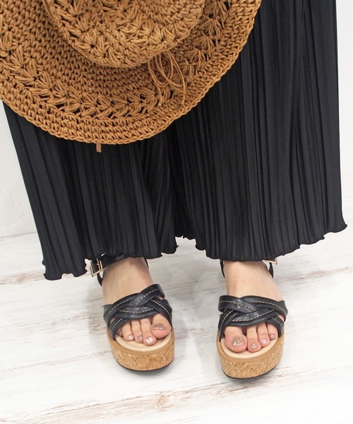 セール 厚底ナチュラルサンダル Byあしながおじさん サンダル Byあしながおじさん バイアシナガオジサン のファッション通販 Zozotown