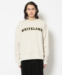 WHITELAND | WHITELAND/ホワイトランド/カレッジロゴスウェット(スウェット)