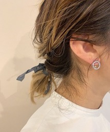 mou | ポストボールサークルピアス(ピアス（両耳用）)