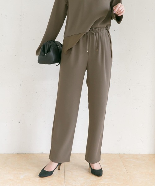 URBAN RESEARCH ROSSO WOMEN(アーバンリサーチ ロッソ)の「ストレートイージーパンツ(その他パンツ・レディース・モカ/ミント・36/38)」の7枚目の写真