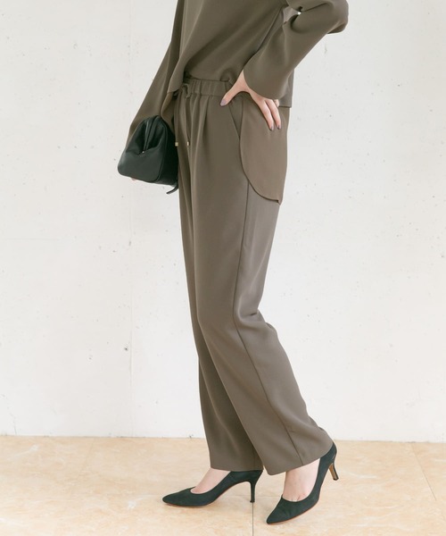URBAN RESEARCH ROSSO WOMEN(アーバンリサーチ ロッソ)の「ストレートイージーパンツ(その他パンツ・レディース・モカ/ミント・36/38)」の8枚目の写真