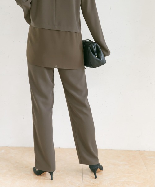 URBAN RESEARCH ROSSO WOMEN(アーバンリサーチ ロッソ)の「ストレートイージーパンツ(その他パンツ・レディース・モカ/ミント・36/38)」の9枚目の写真