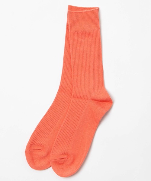 WEGO（ウィゴー）の「WEGO/カラーレギュラーリブソックス（ソックス/靴下・メンズ・ライトパープル/サックスブルー/ホワイト/ベージュ/ブラック/オフホワイト/ライトピンク/オレンジ系その他/グリーン系その他/レッド/イエロー/ブルー系その他/グリーン/ベージュ系その他/ピンク/ロイヤルブルー/ネイビー/ダークオレンジ/スミクロ・25-27CM）」の16枚目の写真