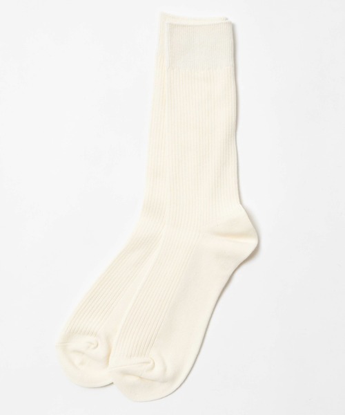 WEGO（ウィゴー）の「WEGO/カラーレギュラーリブソックス（ソックス/靴下・メンズ・ライトパープル/サックスブルー/ホワイト/ベージュ/ブラック/オフホワイト/ライトピンク/オレンジ系その他/グリーン系その他/レッド/イエロー/ブルー系その他/グリーン/ベージュ系その他/ピンク/ロイヤルブルー/ネイビー/ダークオレンジ/スミクロ・25-27CM）」の4枚目の写真