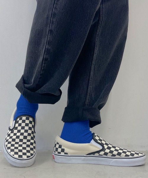 WEGO（ウィゴー）の「WEGO/カラーレギュラーリブソックス（ソックス/靴下・メンズ・ライトパープル/サックスブルー/ホワイト/ベージュ/ブラック/オフホワイト/ライトピンク/オレンジ系その他/グリーン系その他/レッド/イエロー/ブルー系その他/グリーン/ベージュ系その他/ピンク/ロイヤルブルー/ネイビー/ダークオレンジ/スミクロ・25-27CM）」の12枚目の写真