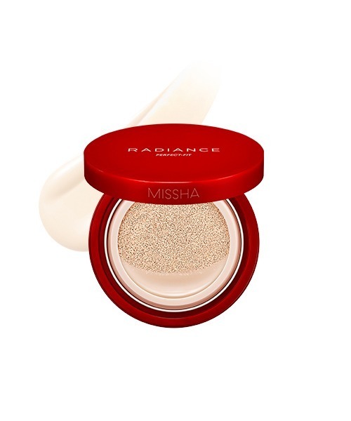 MISSHA（ミシャ）の「【MISSHA/ミシャ】ラディエンス　パーフェクトフィット　クッションファンデーション（ファンデーション・レディース・No.19 アイボリー/No.21P フェア/No.21N バニラ/No.23 サンド・FREE）」の2枚目の写真