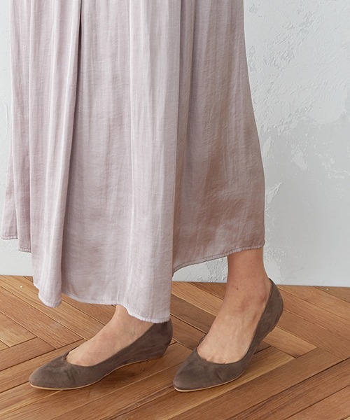 COMME CA ISM(コムサイズム)の「〈ウエストゴム〉ヴィンテージサテン ラップ風パンツ(その他パンツ・レディース・ブラック/ピンク系その他・SMALL/MEDIUM/LARGE/X-LARGE)」の7枚目の写真