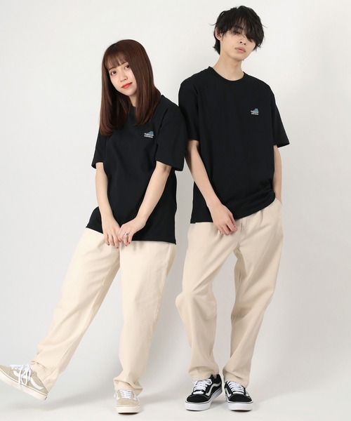 CONVERSE（コンバース）の「【CONVERSE/コンバース】ワンポイントシューズ刺繍 半袖Tシャツ（Tシャツ/カットソー・メンズ・ライトグリーン/ブラック/ホワイト/グレイッシュベージュ/グレイッシュブルー・L/XL/M）」の7枚目の写真