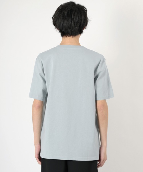 CONVERSE（コンバース）の「【CONVERSE/コンバース】ワンポイントシューズ刺繍 半袖Tシャツ（Tシャツ/カットソー・メンズ・ライトグリーン/ブラック/ホワイト/グレイッシュベージュ/グレイッシュブルー・L/XL/M）」の6枚目の写真