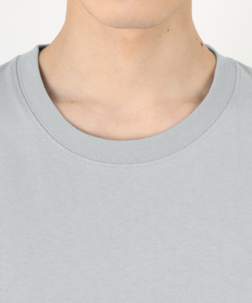 CONVERSE（コンバース）の「【CONVERSE/コンバース】ワンポイントシューズ刺繍 半袖Tシャツ（Tシャツ/カットソー・メンズ・ライトグリーン/ブラック/ホワイト/グレイッシュベージュ/グレイッシュブルー・L/XL/M）」の8枚目の写真