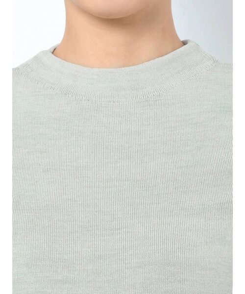 LAGUNAMOON（ラグナムーン）の「ボリュームスリーブニットプルオーバー（ニット/セーター・レディース・ホワイト/ミント/モカ・FREE）」の4枚目の写真