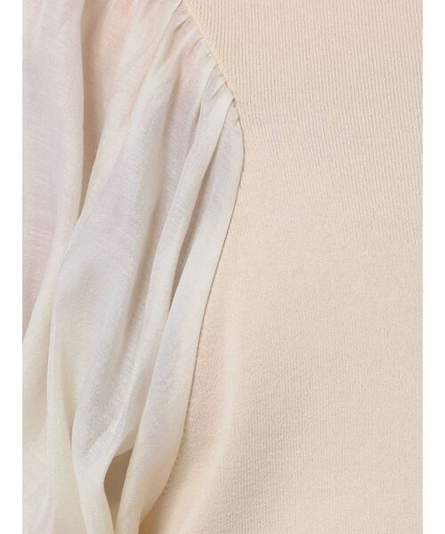 LAGUNAMOON（ラグナムーン）の「ボリュームスリーブニットプルオーバー（ニット/セーター・レディース・ホワイト/ミント/モカ・FREE）」の14枚目の写真