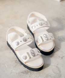 シルバーパーツサンダル