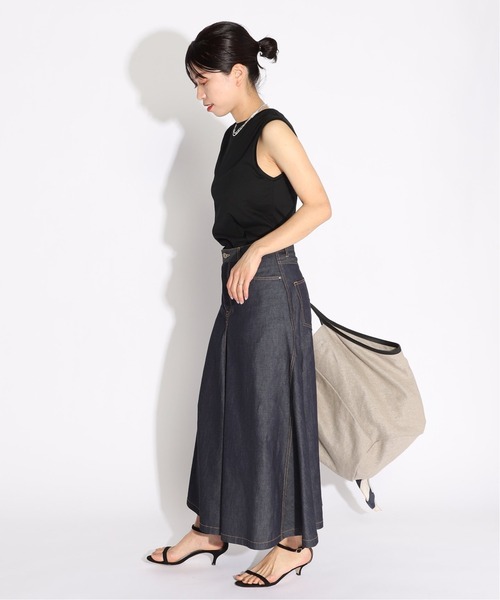 VERMEIL par iena(ヴェルメイユパーイエナ)の「【ATON/エイトン】タンクトップ◆(Tシャツ/カットソー・レディース・ホワイト/ブラック/ピンク/ブルー系その他・FREE)」の12枚目の写真