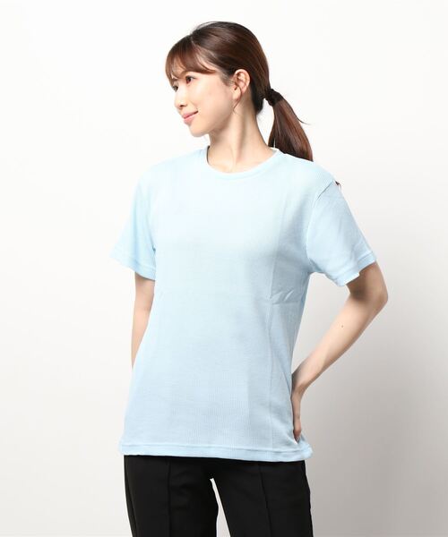オルゲイユ　サーマルtシャツ サーマル半袖クルーネックTシャツ】（Tシャツ/カットソー）｜IO