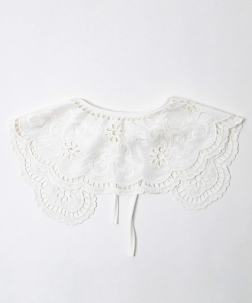WEGO（ウィゴー）の「WEGO/コットンレース付け襟（付け襟・レディース・ホワイト系その他・FREE）」の3枚目の写真