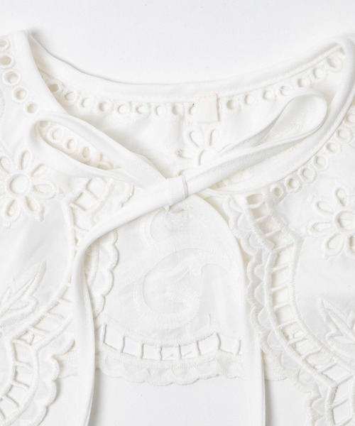 WEGO（ウィゴー）の「WEGO/コットンレース付け襟（付け襟・レディース・ホワイト系その他・FREE）」の2枚目の写真