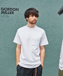 GORDON MILLER(ゴードンミラー) SHELTECH ワンポイントポケットTee(2colors)(21S-GM008)