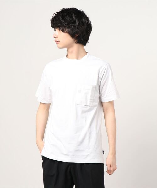 GORDON MILLER(ゴードンミラー)の「GORDON MILLER(ゴードンミラー) SHELTECH ワンポイントポケットTee(2colors)(21S-GM008)(Tシャツ/カットソー・メンズ・ホワイト/ブラック・M/L/XL)」の15枚目の写真
