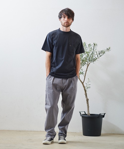 GORDON MILLER(ゴードンミラー)の「GORDON MILLER(ゴードンミラー) SHELTECH ワンポイントポケットTee(2colors)(21S-GM008)(Tシャツ/カットソー・メンズ・ホワイト/ブラック・M/L/XL)」の14枚目の写真