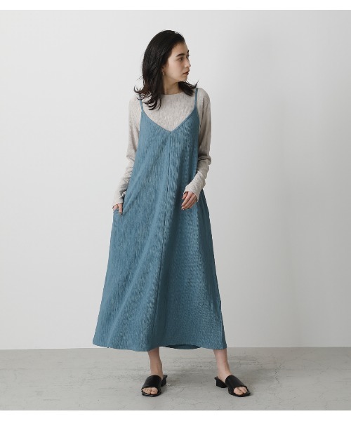 AZUL by moussy（アズールバイマウジー）の「STITCH LOW HEEL SANDALS/ステッチローヒールサンダル（サンダル・レディース・ブラック/カーキ/アイボリー・LARGE/SMALL/MEDIUM）」の12枚目の写真