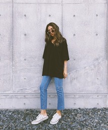 シンプルオーバーTシャツ