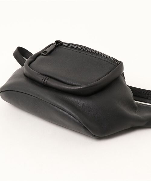 DEVICE（デバイス）の「Rename 本革 ミニ ウエストバッグ（ボディバッグ/ウエストポーチ・メンズ・ブラック・FREE）」の3枚目の写真