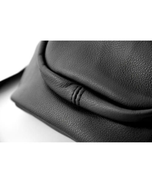 DEVICE（デバイス）の「Rename 本革 ミニ ウエストバッグ（ボディバッグ/ウエストポーチ・メンズ・ブラック・FREE）」の22枚目の写真