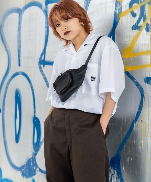 DEVICE（デバイス）の「Rename 本革 ミニ ウエストバッグ（ボディバッグ/ウエストポーチ・メンズ・ブラック・FREE）」の14枚目の写真