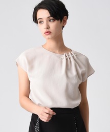 パールデザインフレンチブラウス21SS
