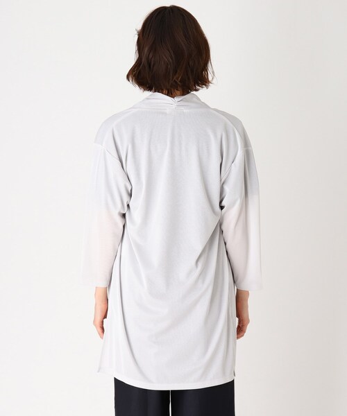 SOUP(スープ)の「◆【大きいサイズあり・17号】着流しロングカーディガン(カーディガン/ボレロ・レディース・ライトグレー/ベージュ/オフホワイト/ブラック・17)」の10枚目の写真