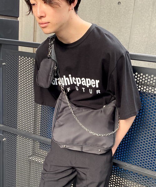 Figments（フィグメンツ）の「ナイロンショルダーバッグ（ショルダーバッグ・レディース・ブラック・FREE）」の15枚目の写真