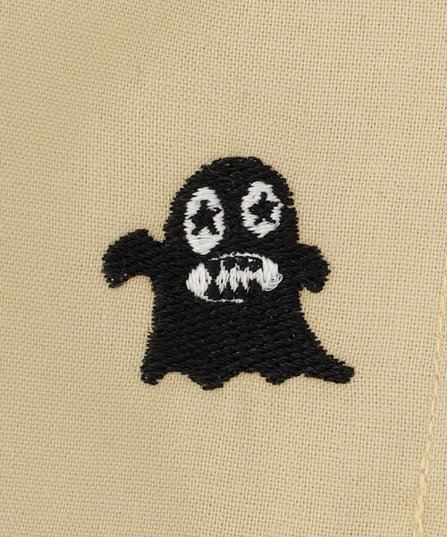 BOHEMIANS(ボヘミアンズ)の「BOHEMIANS/ボヘミアンズ BOGEY EMB MASK2 ボギーエンブロイダリーマスク2(マスク・メンズ・ブラック/ベージュ/ブルー・FREE)」の7枚目の写真