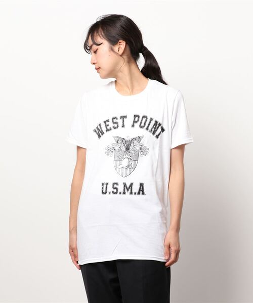 Trau&Loevner(トラウアンドローブナー)の「VINTAGE COMPANY LOGO TEE(Tシャツ/カットソー・レディース・その他/ホワイト×ブラック/レッド系その他3/ブラック系その他/ブラウン系その他/レッド系その他/グレー系その他2/グリーン系その他2/ホワイト系その他3/ホワイト系その他5/ホワイト系その他7/ブラック系その他2/グレー系その他3/グレー系その他/グリーン系その他/ホワイト系その他2/ホワイト系その他4/ホワイト系その他6/レッド系その他2/その他1/ホワイト系その他/レッド系その他5/イエロー系その他2/グレー系その他6/ホワイト×グリーン/ブラック系その他4/ホワイト×ホワイト/ストーン/ブラック系その他5/レッド系その他4/イエロー系その他/ホワイト×ブルー/ブラック系その他3/アイボリー/ホワイト/ブラック系その他6/ブルー系その他/グレー系その他5/ホワイト×グレー/グレー系その他4・L/M/S/XL)」の4枚目の写真