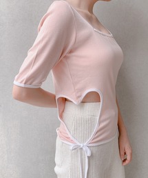 lilLilly | サイドハートトップス(Tシャツ/カットソー)