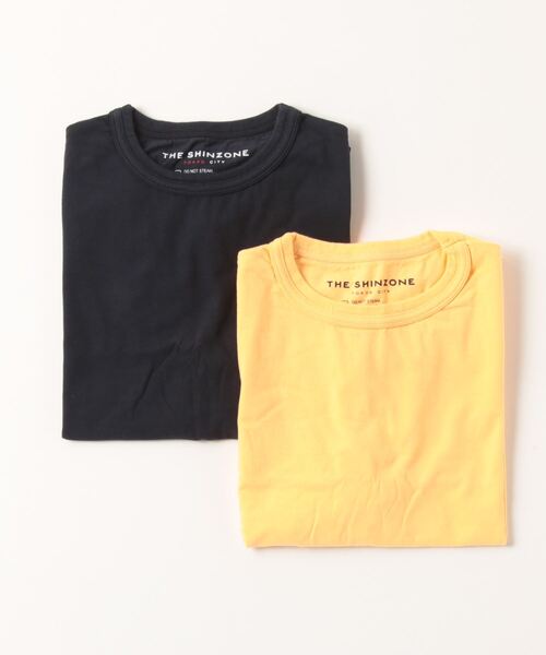 THE SHINZONE（ザ　シンゾーン）の「THE SHINZONE PACK TEE 20SMSCU66（Tシャツ/カットソー・レディース・その他/ホワイト/マルチ/ストライプ/レッド/イエロー/チャコールグレー・FREE）」の4枚目の写真